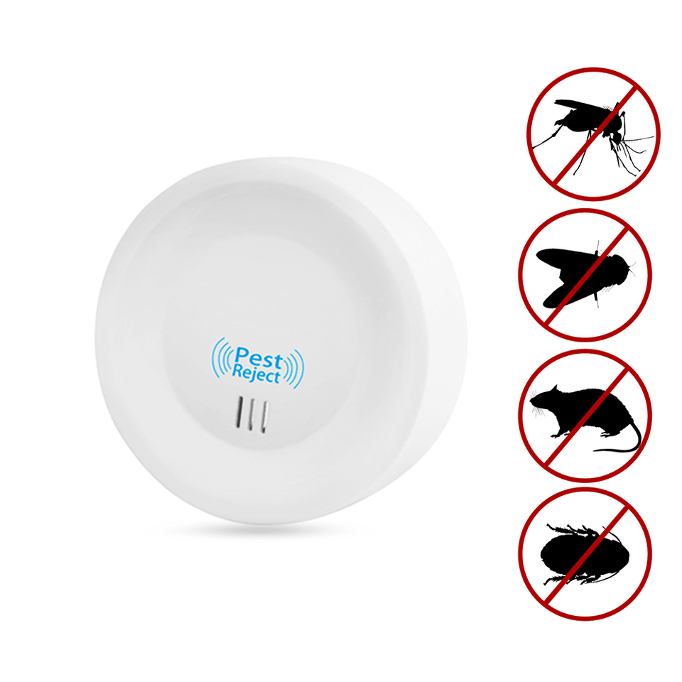 Loskii HP-220 Home Indoor Electronic Plug in Ultrasonic Pest Control Mosquitoes Mice Pest Repeller with Night Light dylinoshop