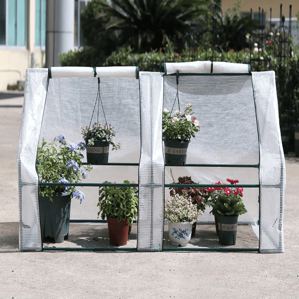 Household Plant Greenhouse Tent Outdoor Durable Flowers Insulation Zipper Mini Garden Cover Tent for Garden Greenhouse Tool dylinoshop