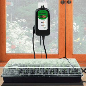 Adjustable 110V Digital Temperature Control Sensor Regulator Heating Plant Reptile Heating Pad Temperature Controller - EU Plug dylinoshop