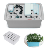 220V Soilless Hydroponic System Kit Indoor Aerobic Cultivation 24 Holes Water Planting Grow Box for Garden Planting dylinoshop