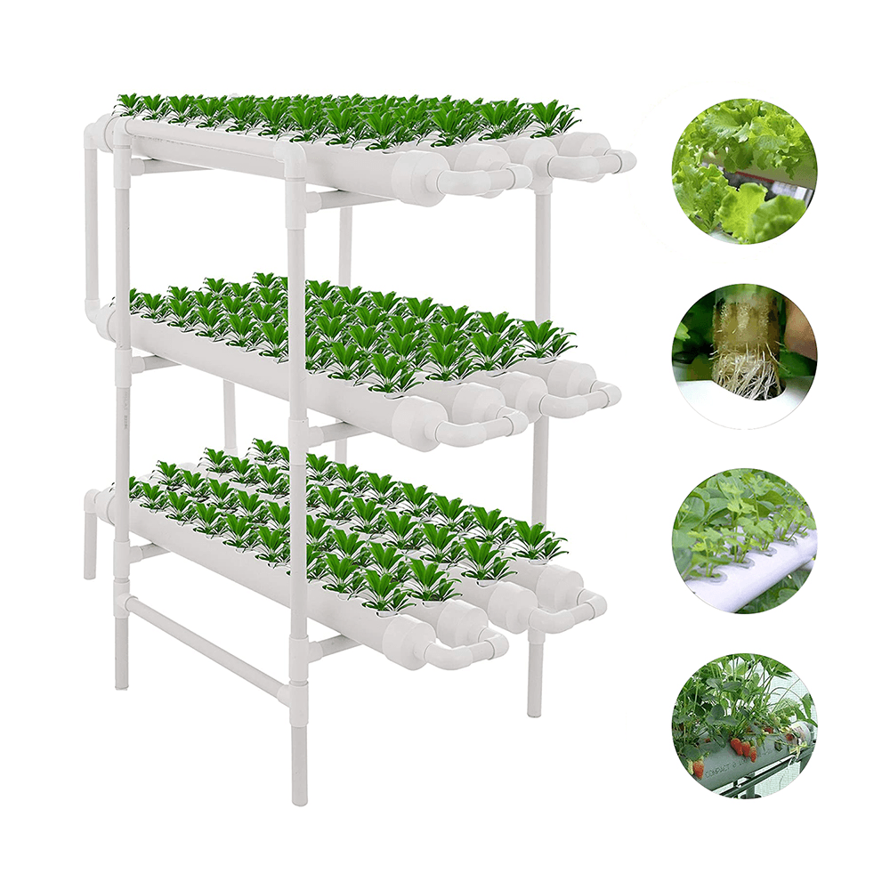 110-220V 3 Layers Hydroponic Site Grow Kit 12 Pipes 108 Plant Sites Hydroponic Growing System Water Culture Garden Plant System for Garden Tool dylinoshop