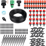15M Garden Watering System Drip Irrigation Spray Nozzle Kit 165Pcs Micro Sprinklers Hose Plant Watering Set dylinoshop