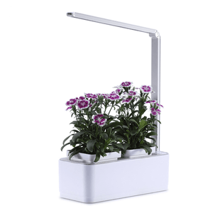 8W Intelligent Automatic Watering Pot LED Soilless Hydroponic Flower Pot Indoor Plant Growth Lamp Home Decoration dylinoshop