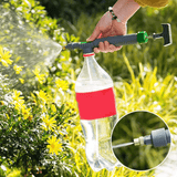 Portable High Pressure Air Pump Manual Sprayer Adjustable Drink Bottle Spray Head Nozzle Garden Watering Tool dylinoshop