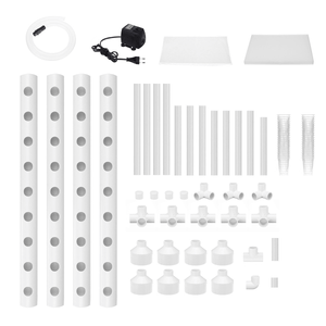 110-220V Hydroponic Grow Kit 36 Sites 4 Pipes 2-Layer Garden Plant Vegetable Tools Gardening Box Nursery Pots Hydroponic Rack dylinoshop