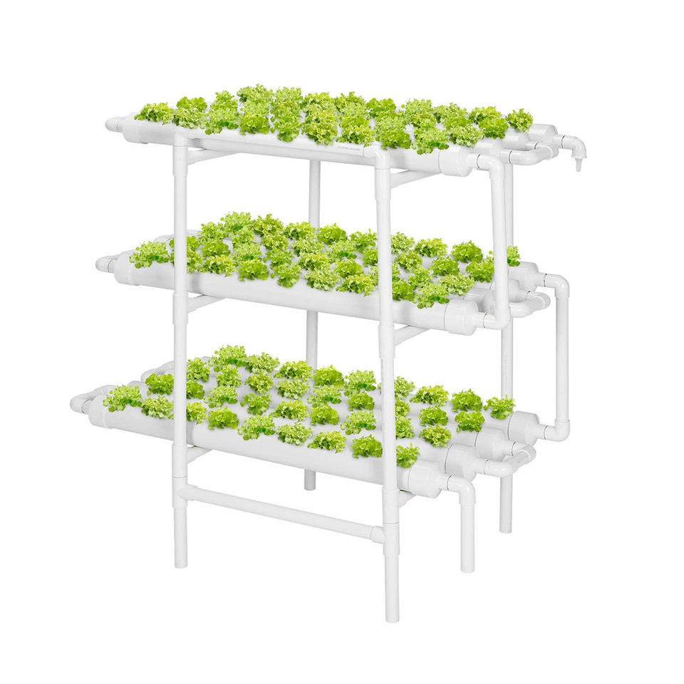 110-220V Hydroponic Grow Kit 108 Plant Sites 12 Pipes 3 Layers Garden Plant Vegetable Planting Water Culture Indoor Farming dylinoshop