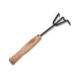 3Pcs Garden Hand Tools Set Iron Gardening Shovel Spade Rake Trowel Wood Handle dylinoshop