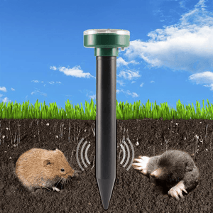 2/4 PCS Ultrasonic Animal Repellent Solar Powered Waterproof Snake Mouse Cat Pest Repellent T Animal Rejector Pest Control dylinoshop