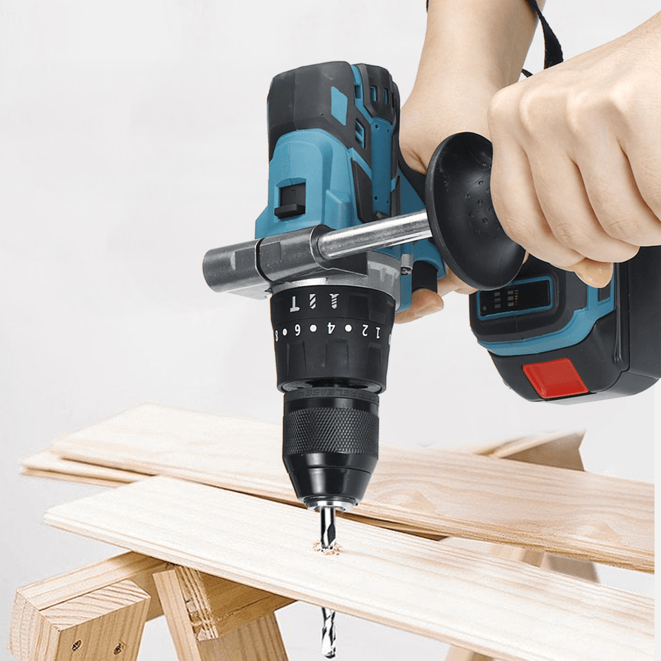 Electric Cordless Drill 2 Speed Brushless with Batteries & Handel dylinoshop