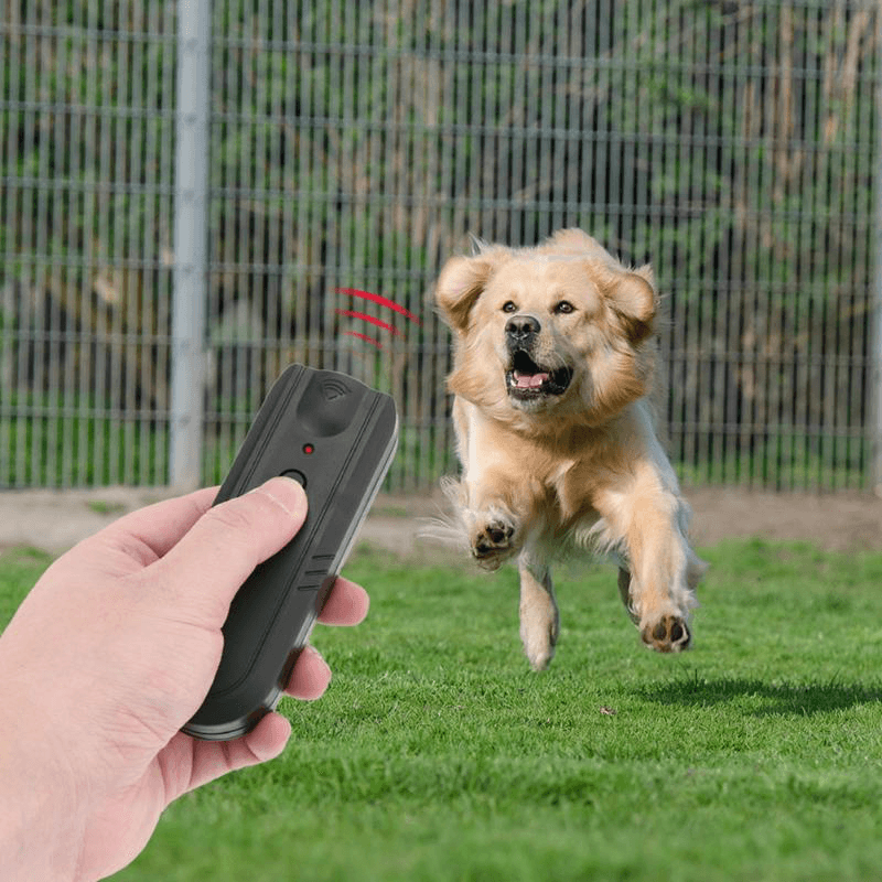Garden LED Ultrasonic Animal Repeller Dog Training Device Pet anti Barking Stop Bark Trainer dylinoshop