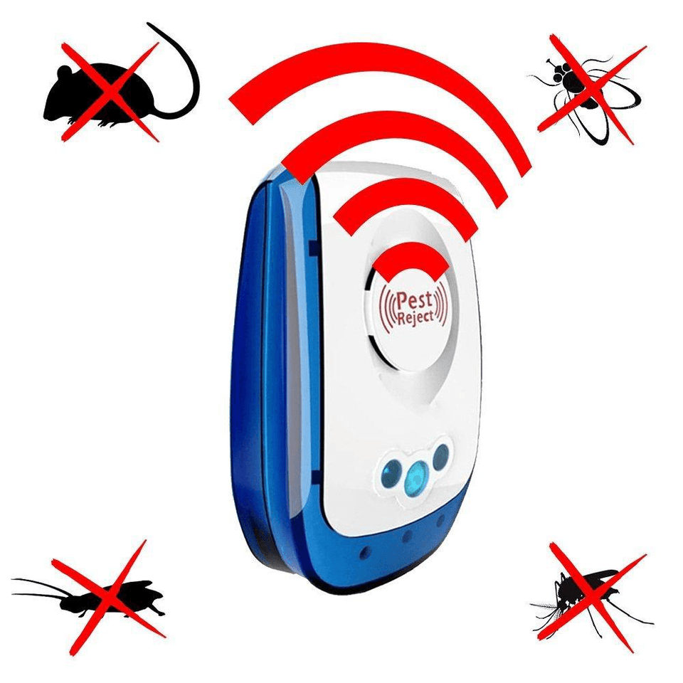 HP-101 Electronic Indoor Ultrasonic Plug in LED Safe anti Mosquito Pests Control dylinoshop