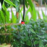 100Pcs Adjustable Micro Drip Irrigation Watering Anti-Clogging Emitter Dripper Watering System Automatic Hose Kits Connector dylinoshop