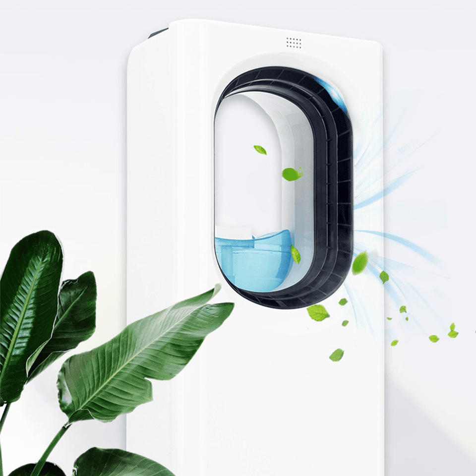 220V Multifunctionl 3 Wind Modes Conditioning Fan Remote Control anti Mosquito Home Air Cooler Fan with LED Display - EU Plug dylinoshop