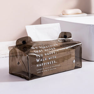 Transparent Waterproof Tissue box Feajoy