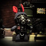 Military Uniform Rabbit Gas Mask Version Key Pendant Feajoy