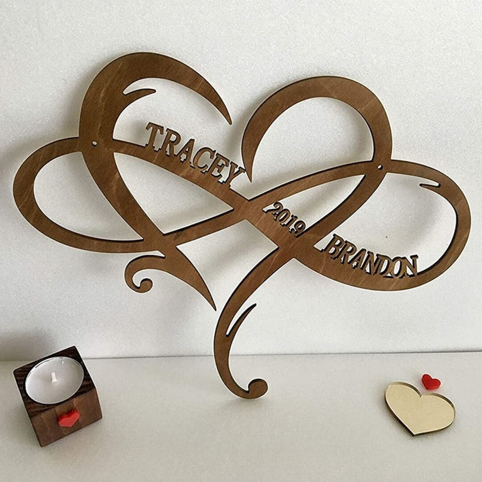 Personalized Couple Names Decorations Feajoy
