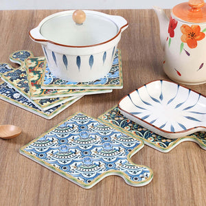 Moroccan Style Ceramic Placemat dylinoshop