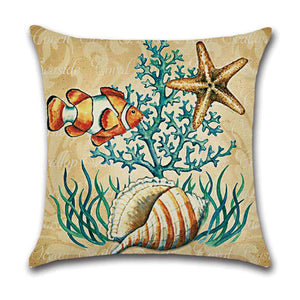 Sea Life Cushion Covers Feajoy