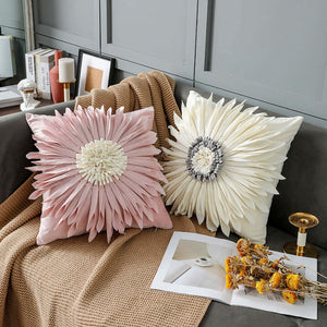 Handmade Sunflower Cushion Covers Feajoy