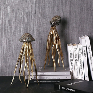 Luxury Octopus and Jellyfish Tabletop Figurine Feajoy