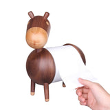 Wooden Donkey Paper Holder Feajoy