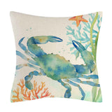 Ocean Life Cushion Covers Feajoy