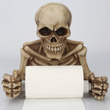 Skull Roll Paper Holder Feajoy