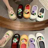 Candy Flower Toe Slippers dylioshop