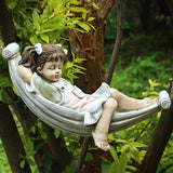Boy Girl Tree Swing Garden Statue dylinoshop