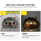 LED Solar Fairy House Light Feajoy
