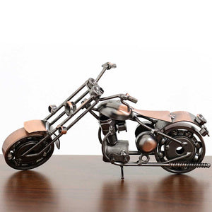 Metal Handmade Motorcycle Sculpture feajoy
