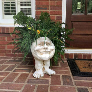 Muggle Face Statue Planter Feajoy