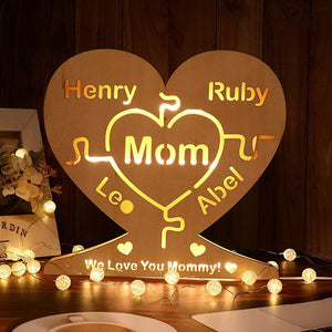 Custom Family Name Lamp for Parents Gift dylinoshop