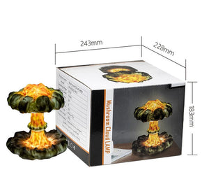 3D Nuclear Explosion Mushroom Cloud Lamp dylinoshop