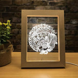 Wood Frame Custom Photo 3D Lamp Feajoy