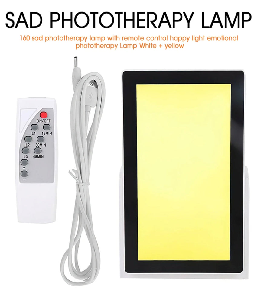 SAD Light Therapy Lamp 35000 Lux Seasonal Affective Disorder Therapy Lamp 3000K-6500K dylinoshop