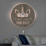 Personalized Wall Decor Lamp Feajoy