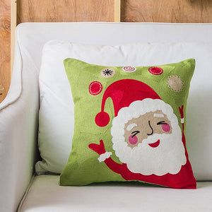 Christmas  Embroidered Cushion Covers dylinoshop