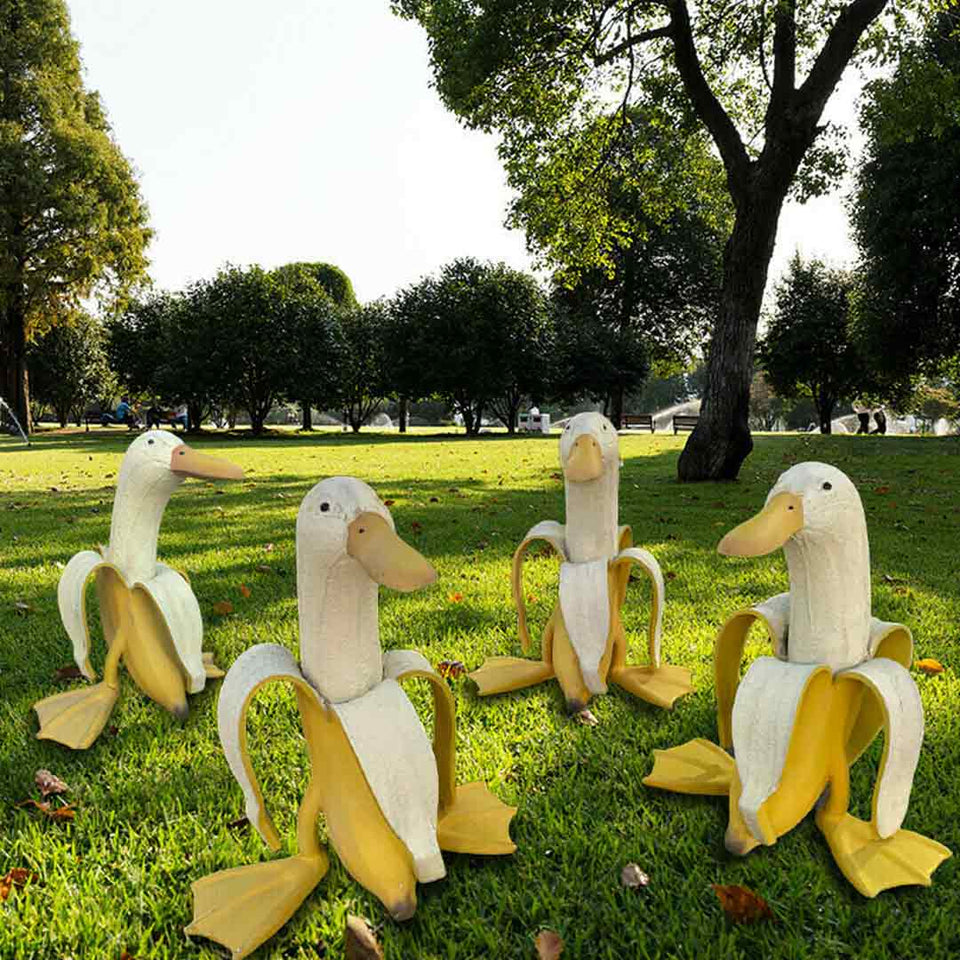 Banana Duck Garden Decoration dylinoshop