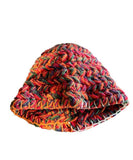 Beautiful Orange Handmade Knit Bucket Hat dylinoshop