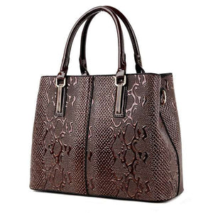 Big Capacity Leather Tote Shoulder Handbag dylinoshop