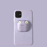 2 In 1 Silicone Phone Case With AirPods Cover dylinoshop