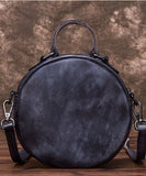 Chic Dark Grey Animal Patchwork Paitings Leather Messenger Bag BGS220210
