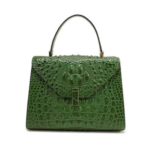 Embossed Pattern Leather Tote Handbag dylinoshop