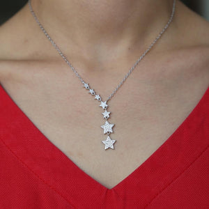 Fashion 7 Stars Necklaces Charm Jewelry Touchy Style