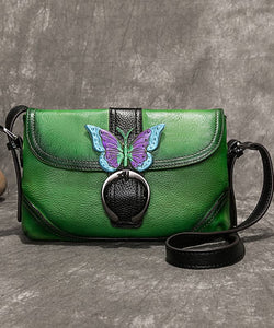 Fashion Green Animal pattern Paitings Calf Leather Satchel Handbag ZPBAG-BGS220209