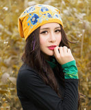 Fashion Yellow Embroideried Cotton Bonnie Hat dylinoshop