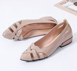 Flats Weave Slip-on Sandals Boat Women's Casual Shoes GCSK14 Touchy Style