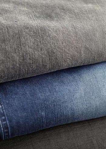 French Denim Blue Pants Plus Size Spring Elastic Waist Pockets Inspiration Women Pants LPTS210201