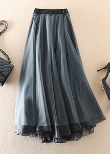French Grey fashion Patchwork Tulle Skirts Spring BP-SKTS220128